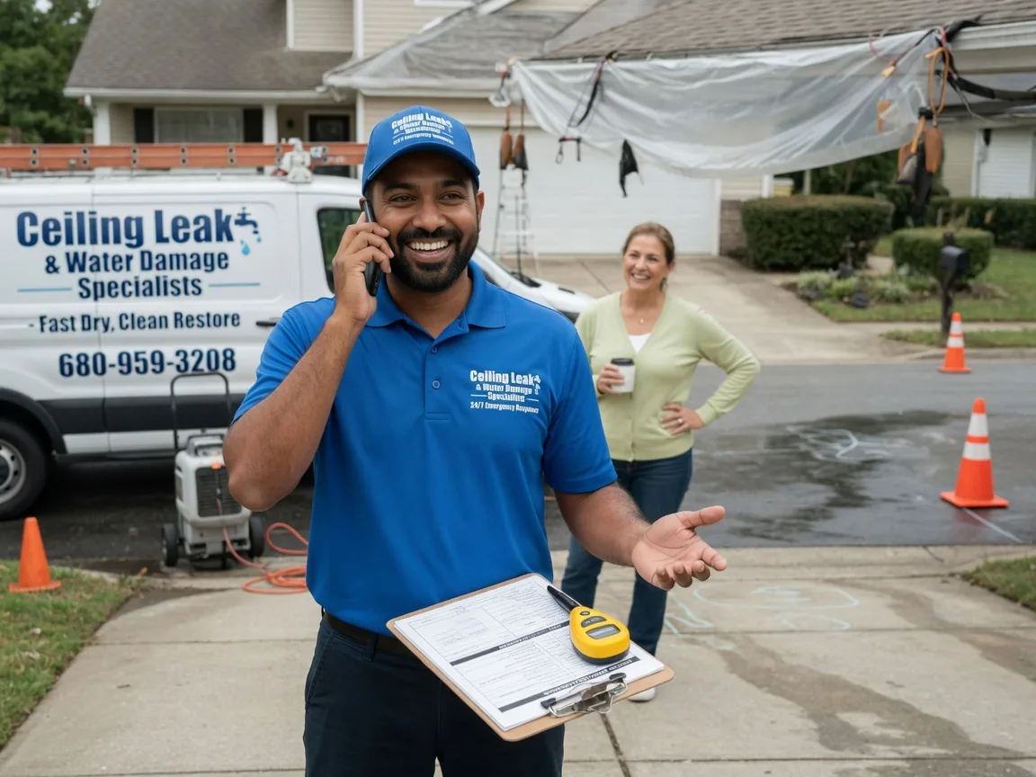 Ceiling Leak Cleanup Berryton, KS FAQs